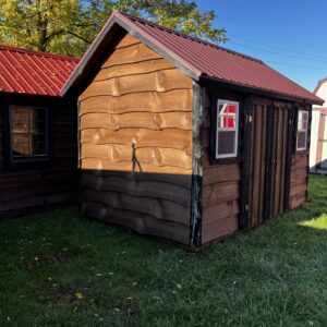 8X12 RUSTIC CABIN